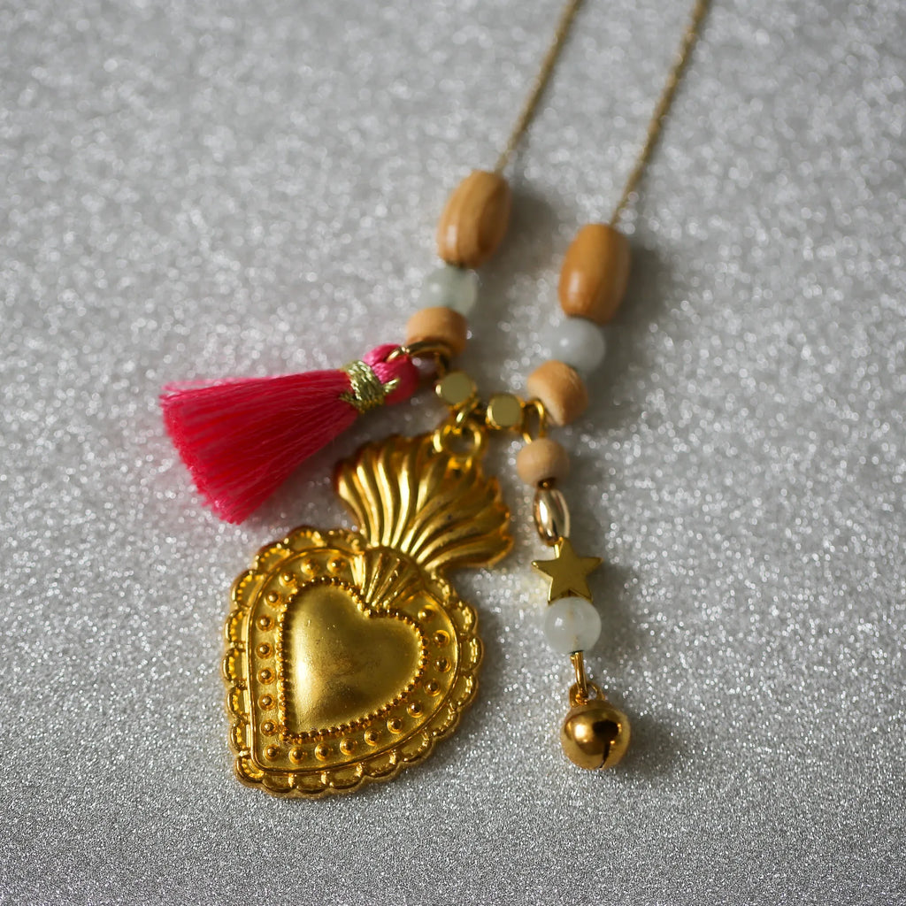 Elegant CocoMilkyWay jewelry piece inspired by sacred energy, offering spiritual protection and embodying unconditional love