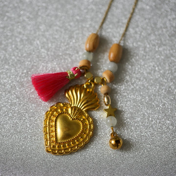 Elegant CocoMilkyWay jewelry piece inspired by sacred energy, offering spiritual protection and embodying unconditional love
