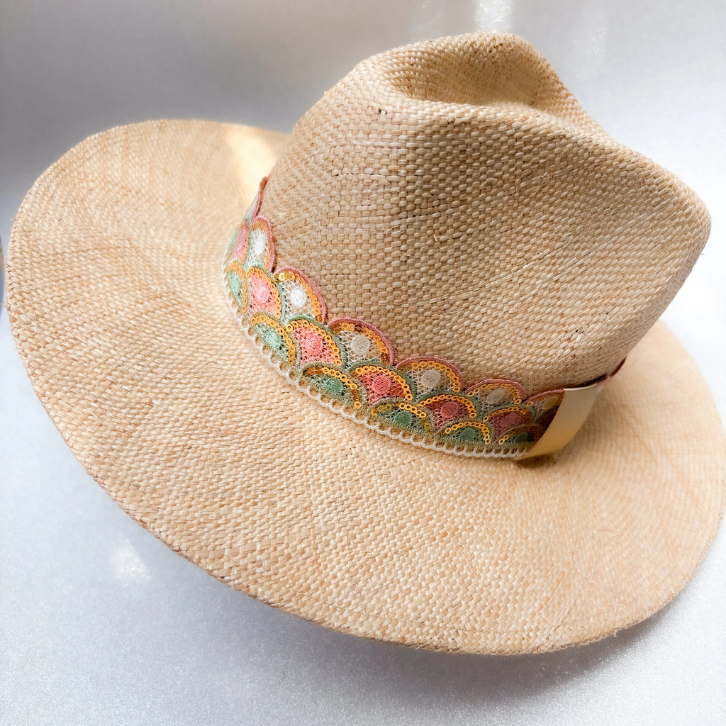 Spiritual Fashion by CocoMilkyWay Straw Hat Glitter