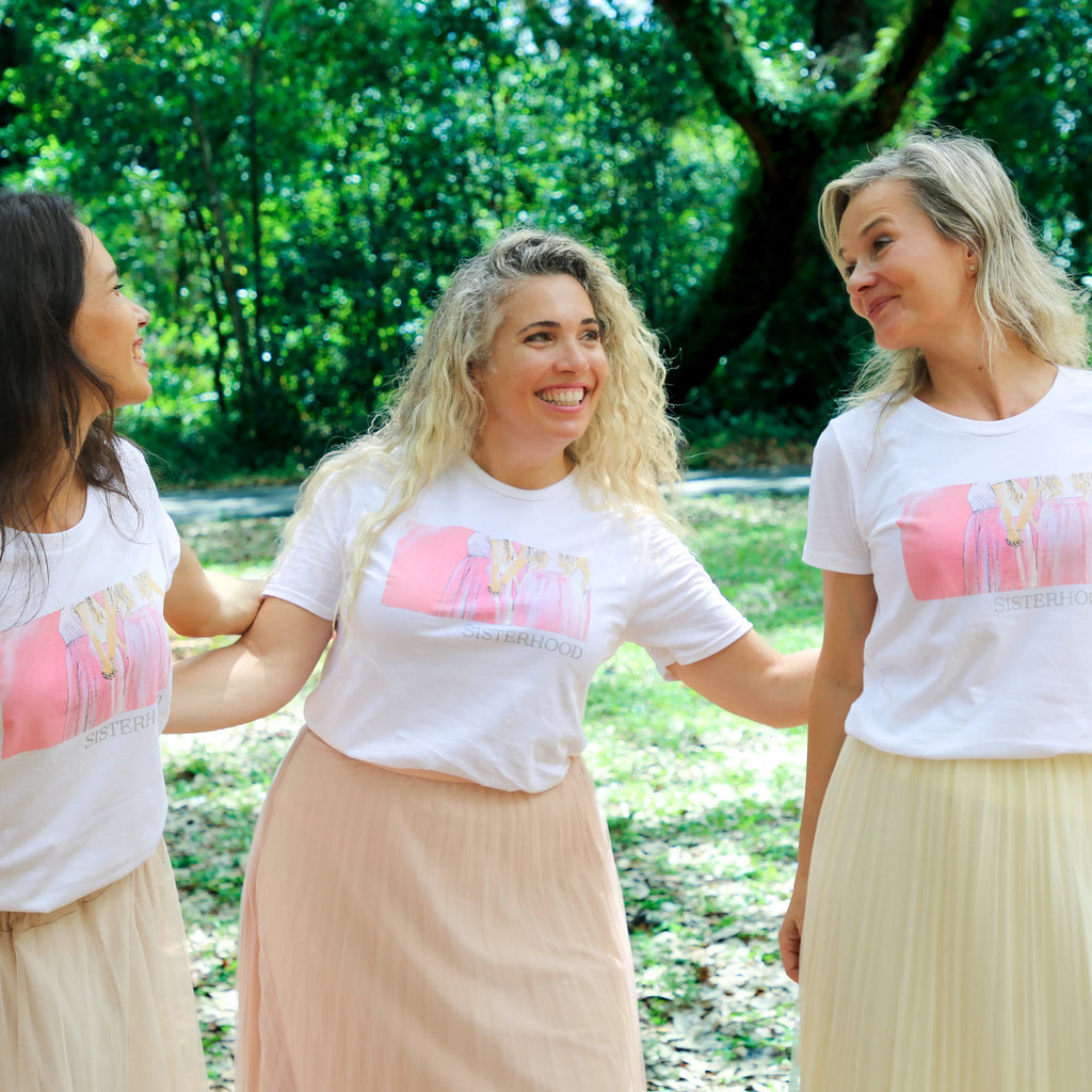 Sisterhood T-shirt for women gathering and ceremony spiritual circles by CocoMilkyWay
