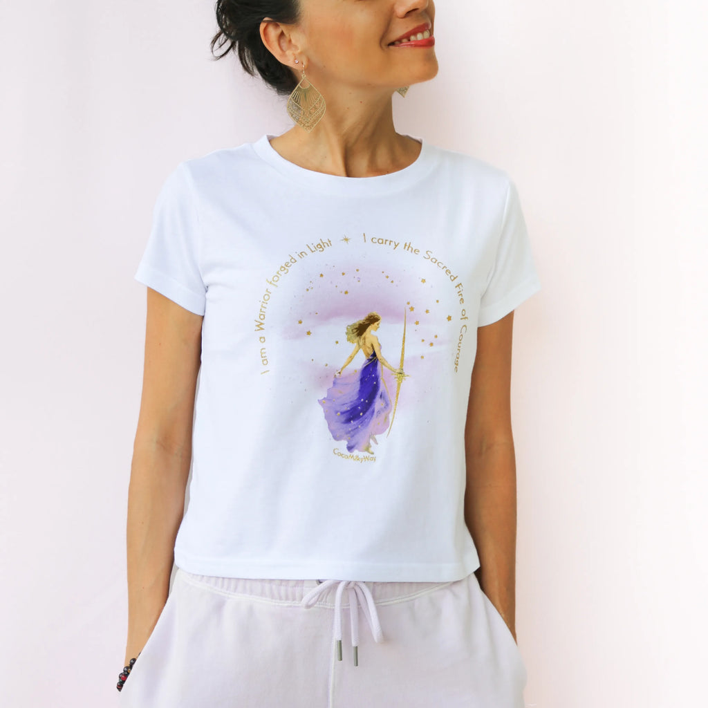 Graphic T-shirt of a Goddess Spiritual Fashion by CocoMilkyWay