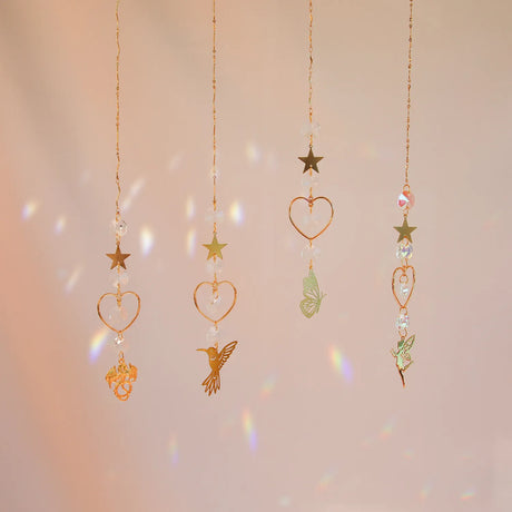 Children’s room suncatchers by CocoMilkyWay, playful and dreamy light-catching decor to brighten and inspire little spaces