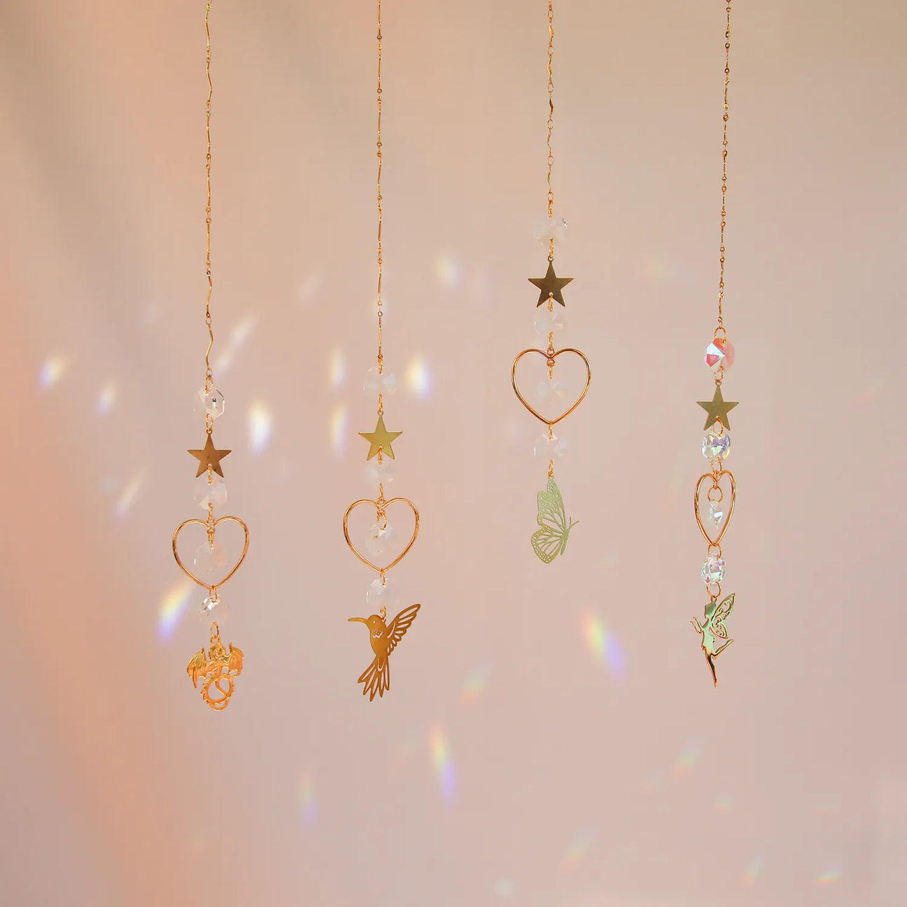 Children’s room suncatchers by CocoMilkyWay, playful and dreamy light-catching decor to brighten and inspire little spaces