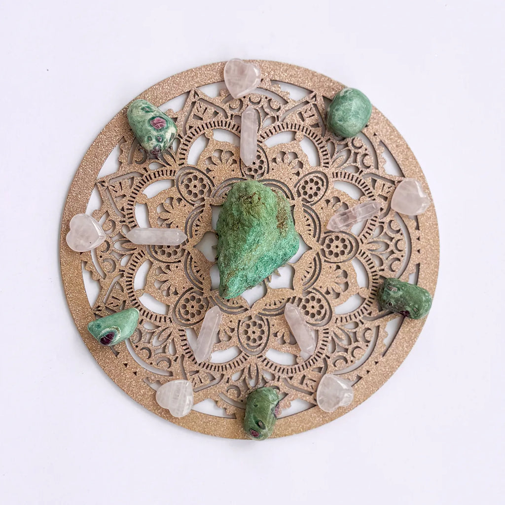 CocoMilkyWay crystal grid, a spiritual tool for manifesting the Divine Union within and in your Life.