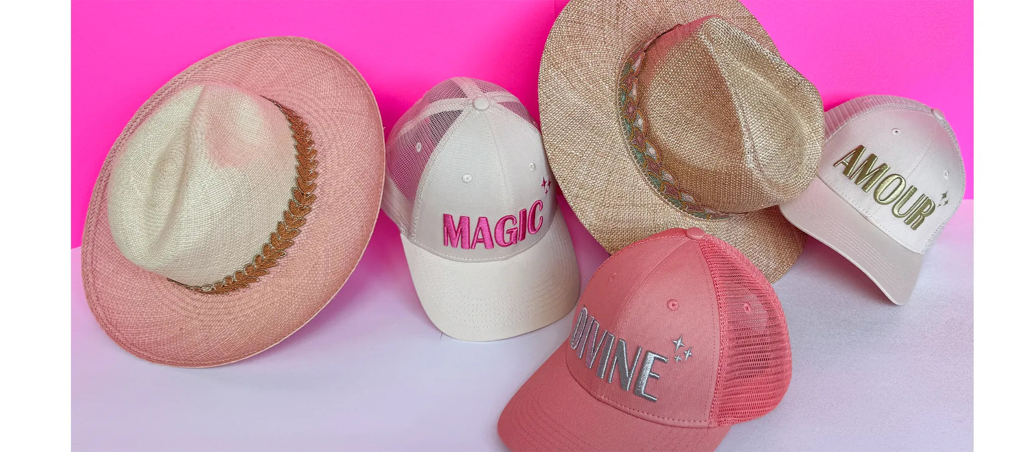 Add a touch of magic with CocoMilkyWay's signature glitter hats