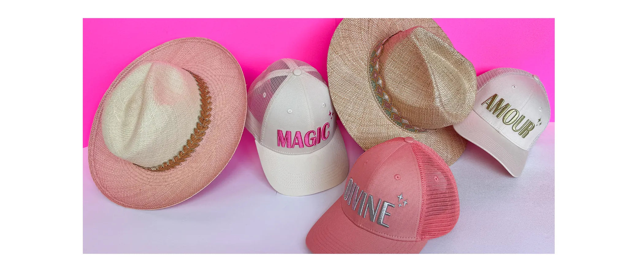 Add a touch of magic with CocoMilkyWay's signature glitter hats